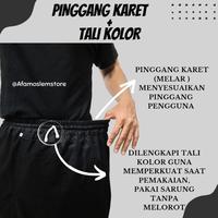 Gambar Sarung Celana Wadimor Full Tertutup Hitam Tumpal Kembang /Sarung Travel /Sarwal /Sarowil / Sarung Praktis /Celana Sarung Wadimor Dewasa / Batik Motif Kekinian / Sarung Modern / Sarung Instan Travel /Sarcel /Sarung Praktis - HITAM POLOS, S dari Heritsss Storre undefined 4 Tokopedia