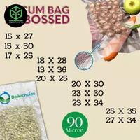 Gambar PLASTIK VAKUM EMBOSSED VACUUM BAG VAKUM SEALER BAG VACUM EMBOS 27X34 - 25CM X 35CM dari SIBUNGKUS undefined 1 Tokopedia