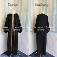Gambar top sale~ MUZA GALLERY ABAYA ZIPER RENDA GOLD (BUSUI) Gamis Wanita Dewasa Kombinasi Muslim Sifon Tangan Arab Kaftan Umroh Dress Hitam Lebaran Turki Basic Maxi abaya couple ibu dan anak 2025 - Dewasa, S dari ifah shop 9 undefined 5 Tokopedia