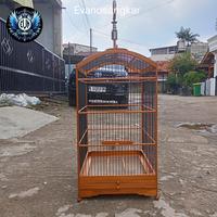 Gambar Sangkar burung kenari,kacer,cucokijo no 2 KAYU JATI jeruji fiber dari Evanosangkar undefined 1 Tokopedia