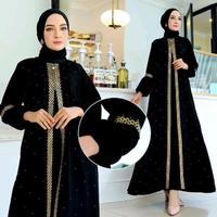 Gambar top sale~ MUZA GALLERY ABAYA ZIPER RENDA GOLD (BUSUI) Gamis Wanita Dewasa Kombinasi Muslim Sifon Tangan Arab Kaftan Umroh Dress Hitam Lebaran Turki Basic Maxi abaya couple ibu dan anak 2025 - Dewasa, S dari ifah shop 9 undefined 1 Tokopedia