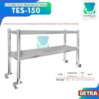 Gambar GETRA S/S Table Extra Shelf TES-150 / TES 150 / TES150 dari HORECA Distributor undefined 1 Tokopedia