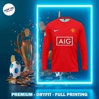 Gambar Jersey Bola Setelan Manchester United Home 2007 - 2008 Panjang, free custom nama dan nomor - ATASAN , S KIDS  dari reatildotco undefined 3 Tokopedia