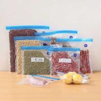 Gambar 10pcs Plastic Vacuum Bag Penyimpanan Makanan Polos Ziplock Reusable Food Grade Plastik Vakum Klip - 26 x 34cm dari CENRANA undefined 3 Tokopedia