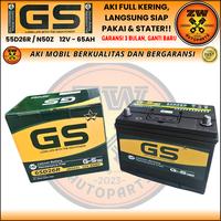 Gambar AKI MOBIL N50Z / 55D26R / 65D26R 12 VOLT 65 AMPERE GS MF AKI KERING dari ZW AUTOPARTS undefined 2 Tokopedia