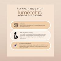 Gambar Make Up Korea Lumecolors Lip Cheek Mousse Eyeshadow Blushon Cream Stik Warna Orange Spicy Coral BPOM - Spicy Coral dari MUA Zarraaz undefined 4 Tokopedia