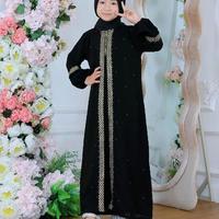 Gambar top sale~ MUZA GALLERY ABAYA ZIPER RENDA GOLD (BUSUI) Gamis Wanita Dewasa Kombinasi Muslim Sifon Tangan Arab Kaftan Umroh Dress Hitam Lebaran Turki Basic Maxi abaya couple ibu dan anak 2025 - Dewasa, S dari ifah shop 9 undefined 4 Tokopedia