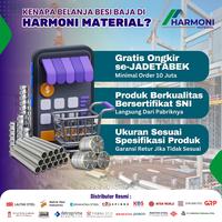 Gambar Harga Besi Hollow Hitam 10x10 cm ( 100 x 100 ) x 2.3mm x 6 Meter hollow dari HARMONI MATERIAL undefined 3 Tokopedia