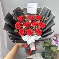 Gambar BUKET BUNGA ARTIFICIAL BUCKET WISUDA ULTAH TUNANGAN PREMIUM - Merah dari RayyCraft undefined 2 Tokopedia