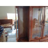 Gambar Lemari Pajangan Paloma Full Kayu Jati Mebel Jepara Furniture Jepara dari Abhipraya Furniture undefined 3 Tokopedia