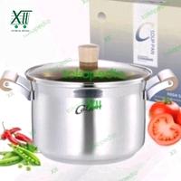 Gambar CALYPSO C484~26 High Soup Pot Ø26 Cm Panci Stainless Tutup Kaca dari Xll Yoss undefined 5 Tokopedia