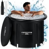Gambar Murah Ice Bath Tub Athletes Cold Plunge Tub With Cover Portable Collapsible TearResistant And MultiLayered Design Ice Col dari Rotate March undefined 1 Tokopedia