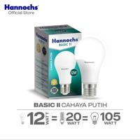 Gambar Lampu Bohlam LED HANNOCHS BASIC 12 W Watt Cahaya Putih Cool Daylight dari Utama Jaya Elektrik_NEW undefined 4 Tokopedia