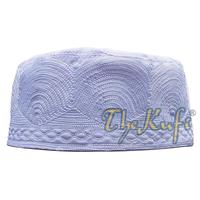 Gambar PECI PUTIH MADINAH BORDIR BERKUALITAS THEKUFI BAHAN KATUN MADINAH - THE KUFI - Putih, Int: XL - No.11 dari Youkey2 undefined 4 Tokopedia