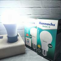 Gambar Lampu Bohlam LED HANNOCHS BASIC 12 W Watt Cahaya Putih Cool Daylight dari Utama Jaya Elektrik_NEW undefined 2 Tokopedia