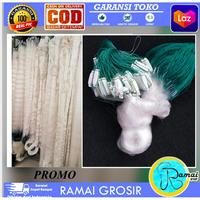 Gambar Ready Stok JALA JARING PUKAT UDANG IKAN LOBSTER JADI PANJANG 20 m KAGAWA NET - LUBANG 1/2 JARI dari Toko Triwesaso undefined 1 Tokopedia