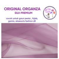 Gambar ½Mter Original Organza Silk Premium Kain Kaca ecer meteran - 15.SoftNude2 dari toko kain eceran2 undefined 1 Tokopedia