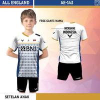 Gambar Best Jersey badminton Victor baju bulu tangkis anak custom nama - Biru, Size 0 dari tokotokitutt undefined 1 Tokopedia
