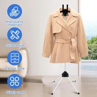 Gambar Steamer Stand With Hand-Held Ironing Board Telescopic Garment Steamer Rack Foldable Standing Garment Hanger For Steaming Clothes - Gray Set dari DikaAmbon undefined 2 Tokopedia