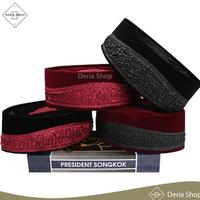 Gambar Peci / Songkok / Kopiah Kharisma AWANG AC Tinggi 9 Hitam Dan Maroon - Maroon Merah, No 6 dari SINAR MAS STOR undefined 2 Tokopedia