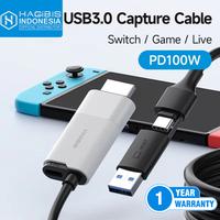 Gambar Hagibis UHC10 USB 3.0 Video Capture Card HDMI To USB A USB C Capture Cable PD 100 W For Nintendo Swich Gaming Live Streaming Recorder dari Hagibis Indonesia undefined 1 Tokopedia