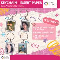 Gambar Keychain Custom Nama Anak Insert Paper | Gantungan Kunci Nama Anak Sekolah | Gantungan Kunci Insert Paper | Keychain Arcylic Insert Paper Photo Custom | Ganci Acrylic Custom - 01 dari duniaprinting.id undefined 5 Tokopedia