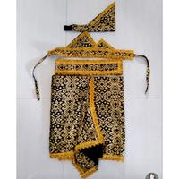 Gambar [KODE A] Dodot sembong silat aksesoris pencak silat kain prada ukuran anak dan dewasa - maroon, M dari silatstore_id undefined 1 Tokopedia
