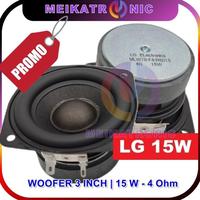 Gambar tn Mini Speaker Woofer 3 Inch 15W 4 Ohm | Subwoofer LG Bass 78 mm MLW78 nt - Pot Bottom Cap dari Sukro Storenya undefined 1 Tokopedia