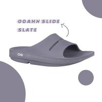 Gambar oofos sandal plantar Ooahh slide slate Terlaris - slate grey, 37 dari Eliosca undefined 4 Tokopedia