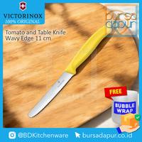 Gambar Pisau Gerigi 6.7836.L118 Victorinox Tomato&Table Knife Wavy Edge 11 cm Yellow dari Bursa Dapur Mall undefined 2 Tokopedia