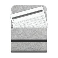 Gambar Felt Wireless Keyboard Storage Bag Dustproof Anti Shock Keypad Sleeve Lightweight Ultra Thin for Logitech K380 K480 K580 K780 - Light Grey, K380 dari Inahh ajijahh jariatun undefined 1 Tokopedia