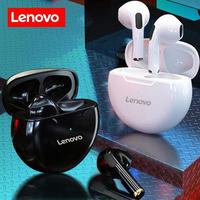 Gambar Earphone Wireless TWS Lenovo HT38 Bluetooth 5.0 Headset Earbuds Bass With Microphone That Supports Making Phone Calls - Ht38-Putih+Tas dari STARCY Super Shop undefined 5 Tokopedia