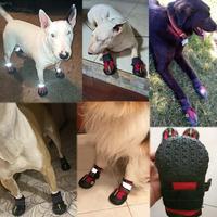 Gambar 4pcsset Pet Dog Shoes Reflective Waterproof Dog Boots Warm Snow dari taryatatyyuu undefined 5 Tokopedia