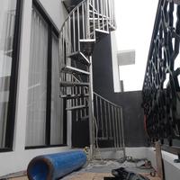 Gambar tangga putar stenlis malang dari Algasa Steel undefined 2 Tokopedia