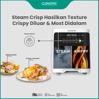 Gambar CLOVERTEC Steam Airfryer Oven 6L XL 800W 10 Menu Feature CSF-50SAF GARANSI RESMI dari Hscanderson undefined 5 Tokopedia