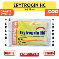 Gambar ERYTROGRIN HC 100 GRAM - Obat Ayam Snot Ngorok Kolera CRD Komplek Berak Hijau Putih AGRINUSA dari gavinpoultryshop undefined 1 Tokopedia
