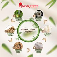 Gambar King Rabbit Organic Bamboo Velvet Complete Set Bed Cover & Sprei Hotel Collection (Polos) - Bamboo Cotton White, 100x200cm dari King Rabbit Sprei & Bed Cover undefined 5 Tokopedia