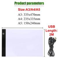 Gambar Papan LED / Papan Menggambar Drawing Tracing Copy Board Light Pad A4 / A5 - A4 dari Sapta1 store undefined 5 Tokopedia