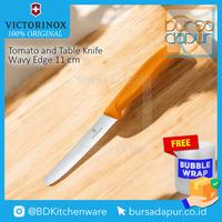 Gambar Pisau Gerigi 6.7836.L119 Victorinox Tomato&Table Knife Wavy Edge 11 cm Orange dari Bursa Dapur Mall undefined 2 Tokopedia