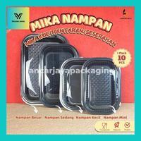 Gambar Wurl_ [10 Pcs] Nampan Mika Baki Hantaran Plastik Tempat Jajan Snack Kue Basah Roti Tray Tatakan Coklat _ dari Wuralam Sululu undefined 1 Tokopedia
