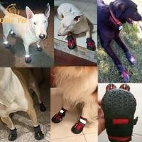 Gambar Dog Shoes Waterproof AntiSlip Rain Boots Warm Snow Reflective fo dari taryatatyyuu undefined 3 Tokopedia