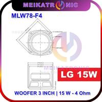 Gambar tn Mini Speaker Woofer 3 Inch 15W 4 Ohm | Subwoofer LG Bass 78 mm MLW78 nt - Pot Bottom Cap dari Sukro Storenya undefined 5 Tokopedia