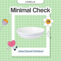 Gambar Corelle Minimal Check Meal Bowl 1.4L / Mangkok Besar / Mangjkok Saji - 4 pcs dari Homeland Store undefined 1 Tokopedia