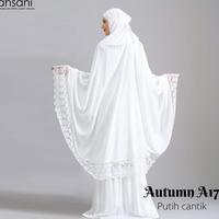 Gambar Terbaru Mukena Dewasa Ahsani Autums A17 Rayon Twill Premium Jumbo Putih Umroh Best Seller dari More Storage undefined 5 Tokopedia