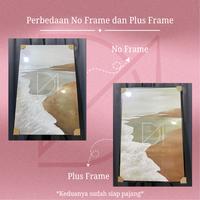 Gambar lukisan bunga cantik warna terang hiasan dinding - 120x80cm, +Frame dari Duratura Arte undefined 4 Tokopedia
