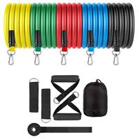 Gambar READY STOCK BALI 11pcs set Fitness Resistance Bands Set Yoga 5 Tube Workout Bands Exercise Bands with Door Anchor Handles Ankle Straps Gym E Abs - Black, United States dari GROSIR COKLAT MOTIF TERRBARRRU undefined 3 Tokopedia