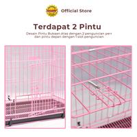 Gambar KANDANG OCTAGON - Kandang Lipat XL Ukuran 76x48x56cm | Kandang Besi Lipat - Tanpa Roda -Reg dari Octagon Pet Indonesia undefined 3 Tokopedia