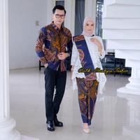 Gambar Couple Kemeja Batik dan Rok Wiru Pria wanita  Motif Abstrak Lasem Koleksi By Almahyra Fashion Nyaman Dan Elegan - Rok Wiru, XXXL dari Ruang Belanja 02 undefined 2 Tokopedia