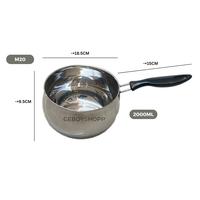 Gambar Panci Susu / Panci Rebus / Panci Sup Apple Stainless Steel - M20 dari Geboyshopp_NEW undefined 5 Tokopedia
