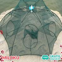 Gambar Miloku Perangkap Bubu Payung 6 Lubang Alat Jaring Pancing Jala Ikan Udang Kepiting Lele Lobster Sungai Laut Danau Fish Trap Net dari CALANDA2 undefined 1 Tokopedia